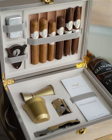 Luxury cigar accessories collection .